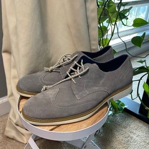 Cole Haan Suede Wingtip Oxford Dress Shoe (New)